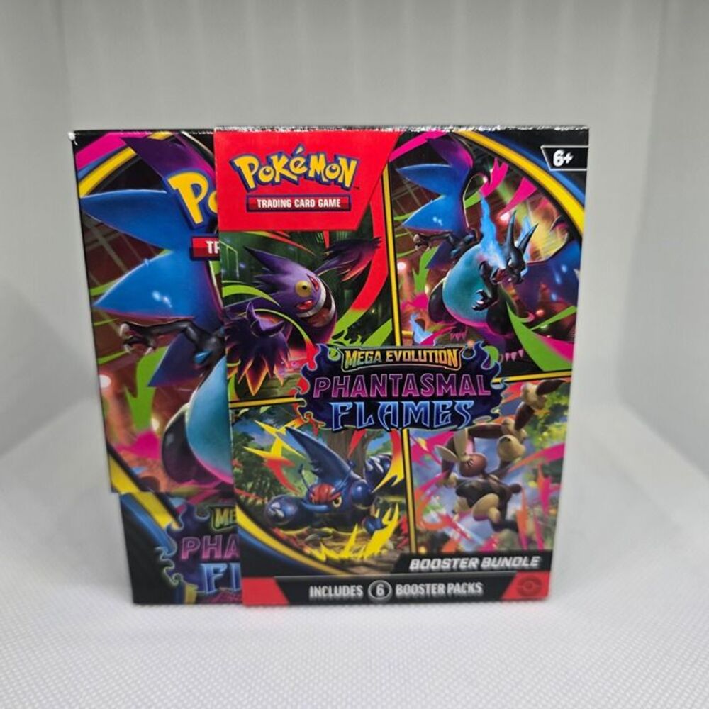 Pokemon Trading Card Game Mega Evolution Phantasmal Flames Booster Bundle Empty